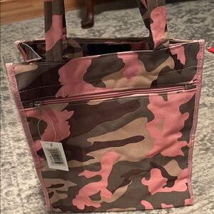 Camouflage Tote Bag - Pink and Brown